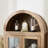 73" Tall Arched Storage Display Cabinet-163016237
