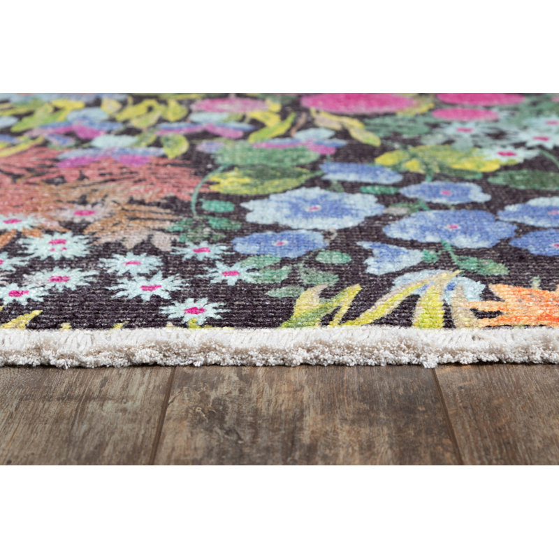 Allston Floral Indoor Rug, Runner 2'6" x 10'