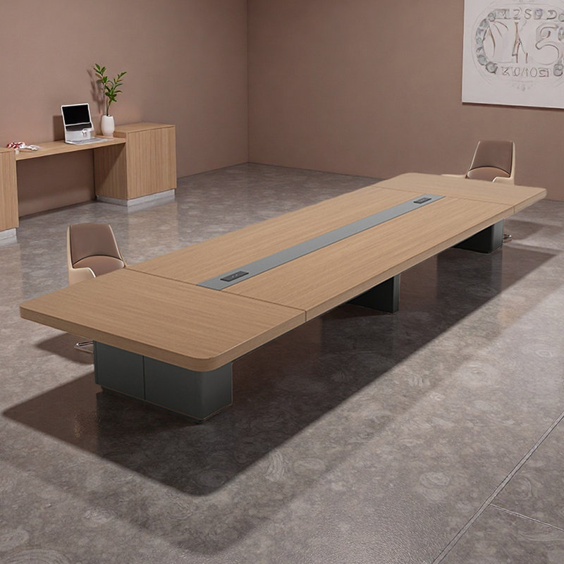 Table de conférence moderne et luxueuse, H 30 po x L 157,48 po x l 55,11 po