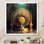 «Futuristic Minimalistic Architecture Retro Blue», reproduction sur toile