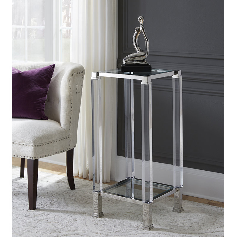 Willingham Glass Top End Table