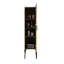 Armoire latérale de salle de bain Matt Black, armoire de rangement autoportante pour salle de bain moderne, rangement de salle de bain