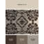 Soft Plush Temaraia Echeveria Modern & Contemporary Geometric Shapes Area Rug in Grey – Grey Binding-845501853