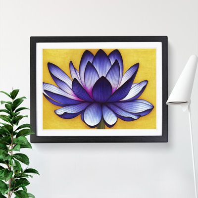 Exotic Lotus Flower - Single Picture Frame Print