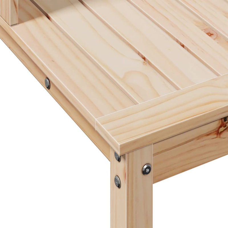  Table de rempotage en bois de pin massif naturel (non traité), H 43,1 po x l 32,5 po x P 19,7 po, Naturel