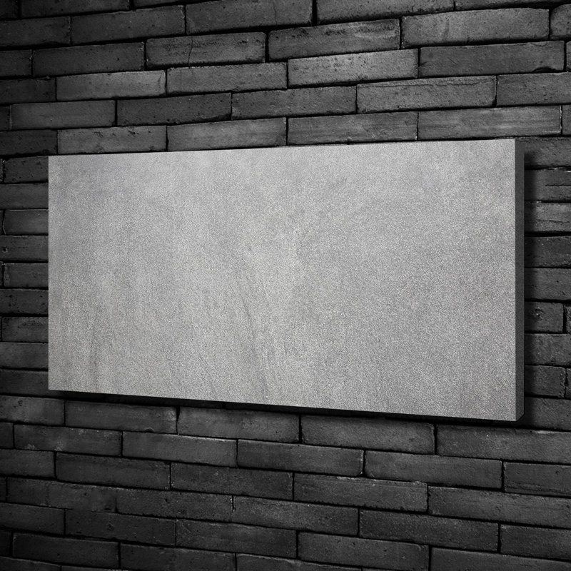 Grey Wall - Wrapped Canvas Print