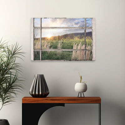 Paysage champêtre abstrait paysage contemporain