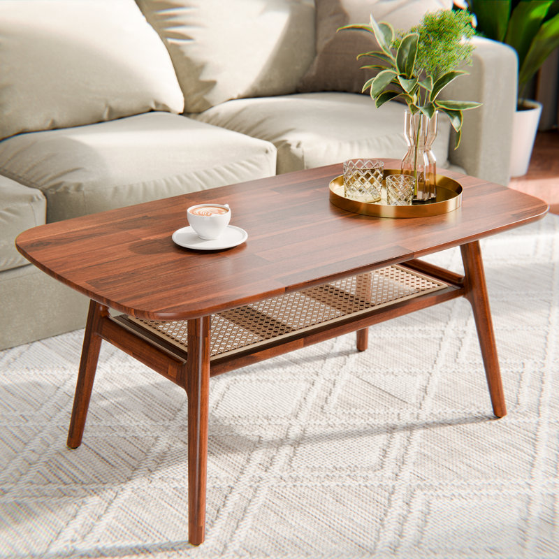 Arnitra Solid Wood Top Coffee Table