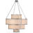 Jayne 12 - Light Nickel Unique/Statement Pendant