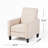 Cantalupo 26.75" W Manual Push Back Upholstered Club Recliner-1273087558