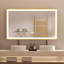 Throssell Aluminium Rectangle Wall Mirror-791224109
