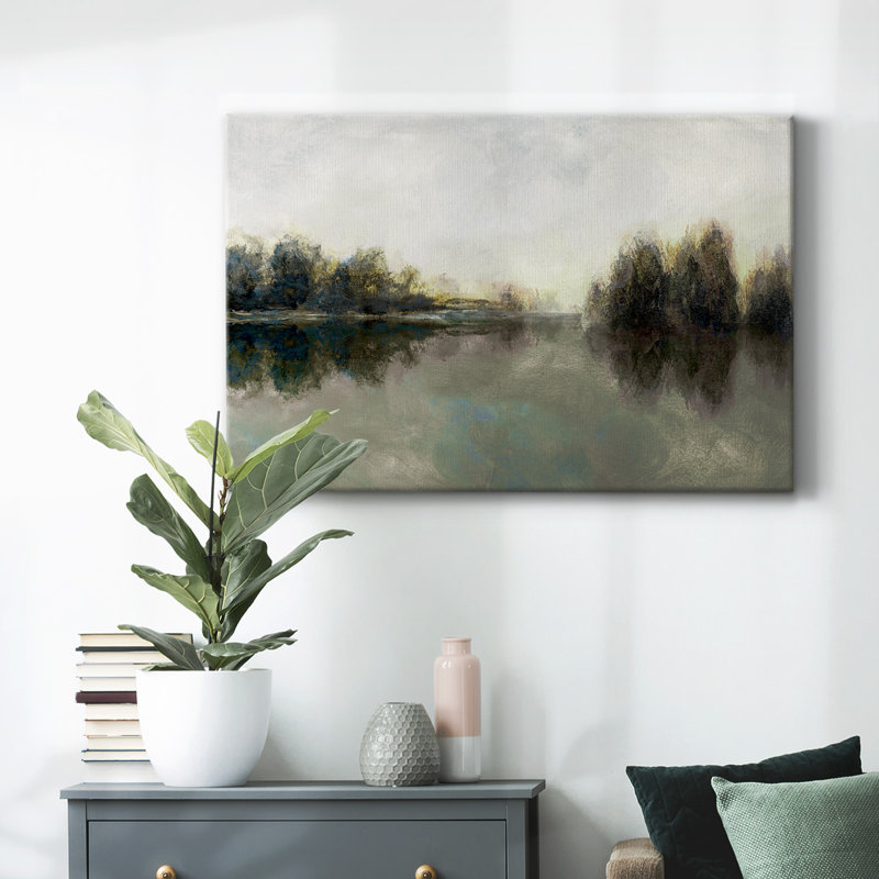 Rainy Sunset-Gallery Wrapped Canvas, 24" H x 36" W