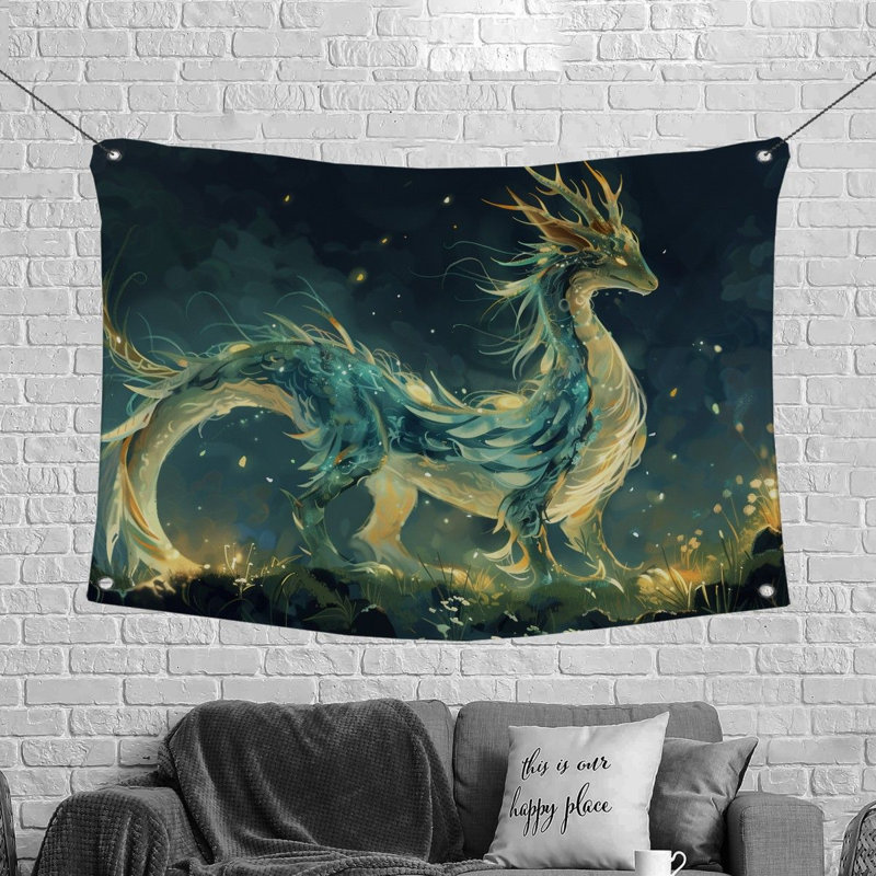 Microfiber Fabric Tapestry, 50" H x 60" W