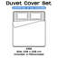 Ultra-Soft Microfiber Plain Duvet Cover Set with Matching Pillowcases - Everyday Bedding-120238613-120238617