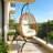 Wicker Hanging Egg Chair With Stand