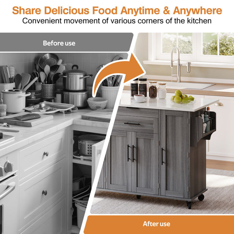 Wood Kitchen Island