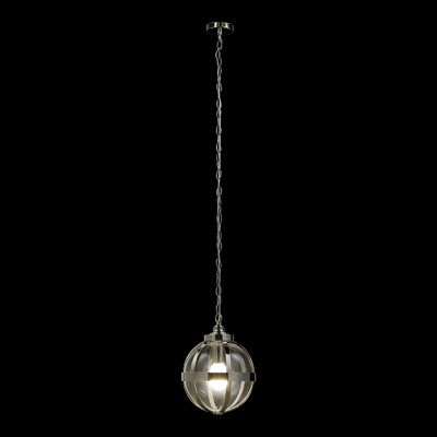Riverdale 1 - Light Silver Sphere Pendant