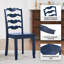 Chaise d'appoint de style campagnard en bois massif 36 po-493332855-493332849
