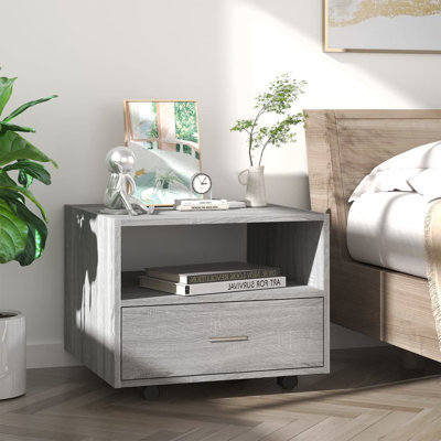 Jahmya Wheel Coffee Table with Storage