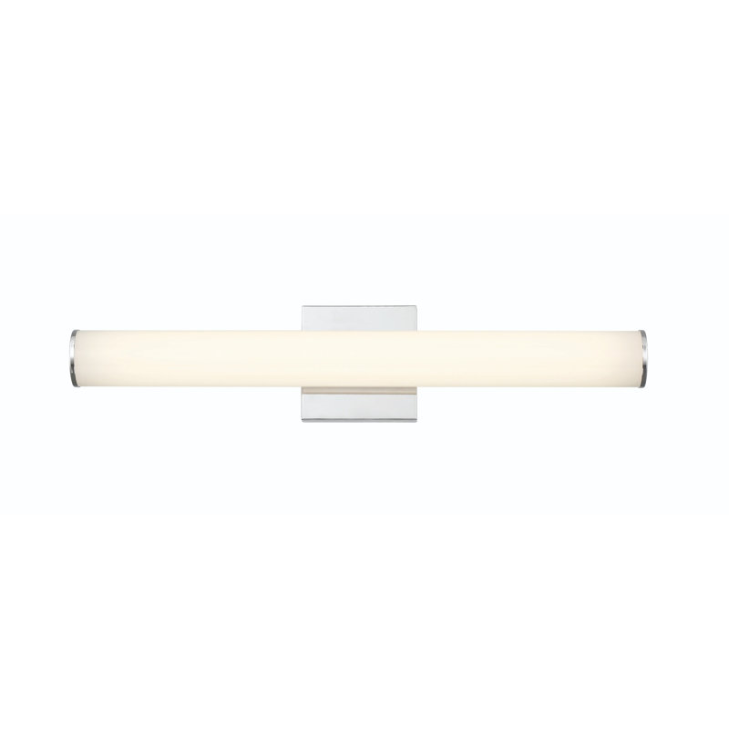 Éclairage pour meuble-lavabo rond 27W Stepridge, Chrome chrome, H 2,5 po x l 24 po x P 2,5 po