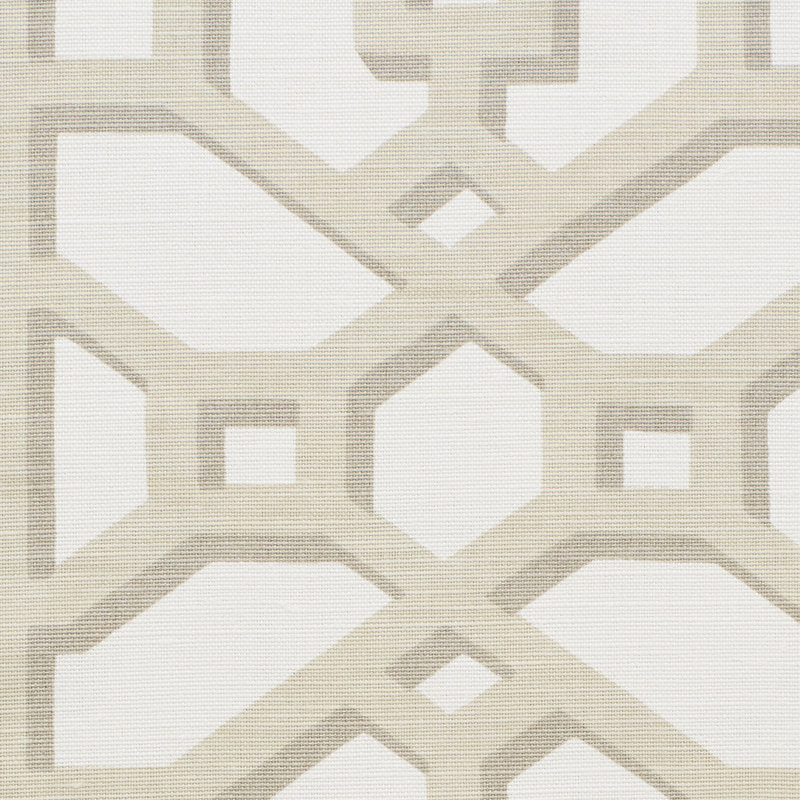 Zanzibar Trellis Matte Fabric, Sand