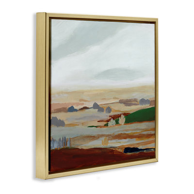 Art mural sur toile flottant «Novay Layers Desert» par Pamela Munger