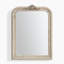 Francine Solid Wood Freestanding Overmantle Arch Mirror - Modern Regency Design-1178809859