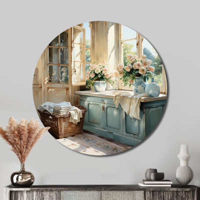 Jahan - Illustration Round Metal Art