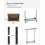 Bonville Adjustable Rolling Clothing Rack-1157794816