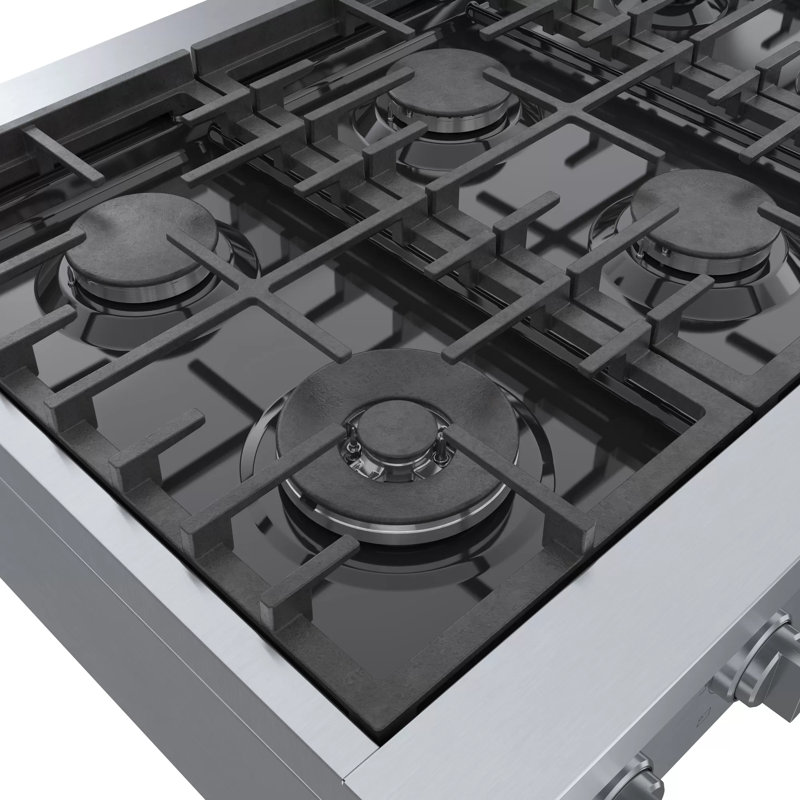Plaque de cuisson au gaz 36 po avec 6 brûleurs 800 Series 800