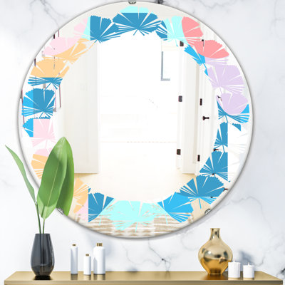 Miroir mural Leaves Abstract Drops X Coastal