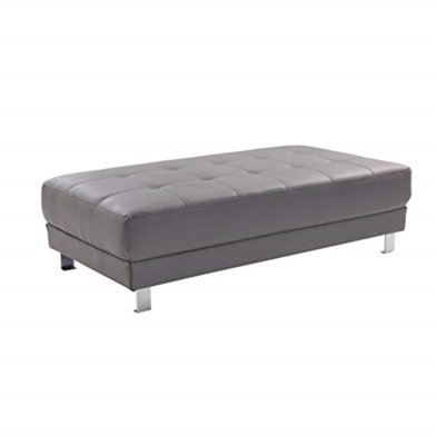 Mraz 56" Wide Tufted Rectangle Standard Ottoman