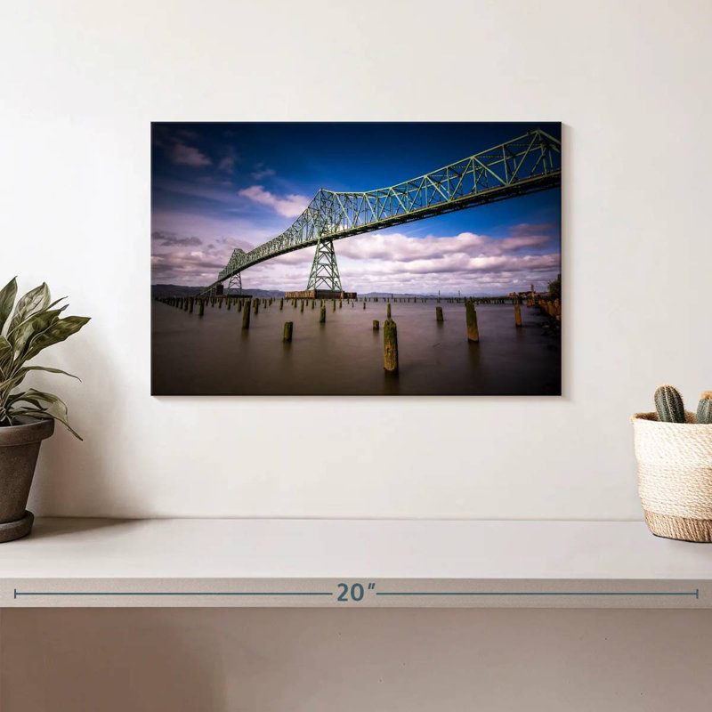Lilie Astoria Megler Bridge, H 8 po x l 12 po