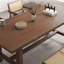 Ensemble de table de salle à manger en bois massif de style chinois-105353847