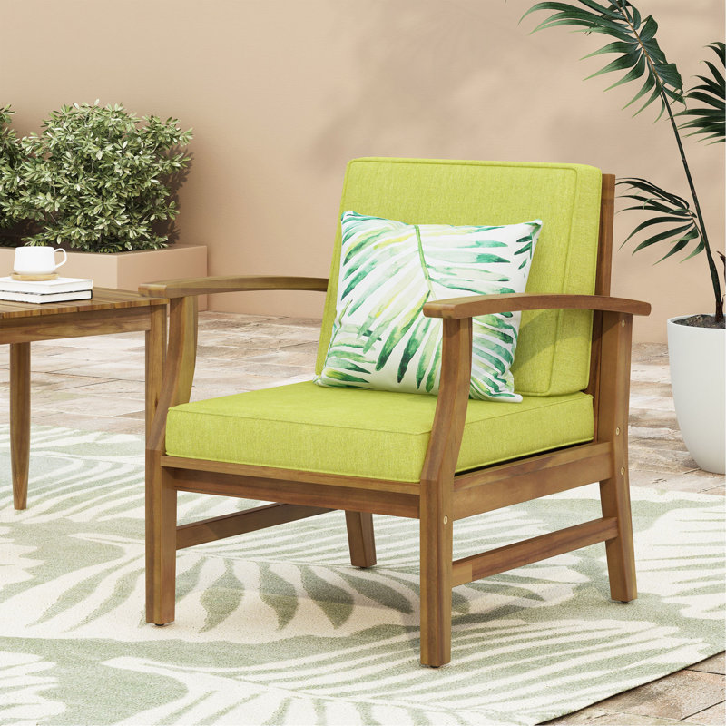 Fauteuil club Perla, vert
