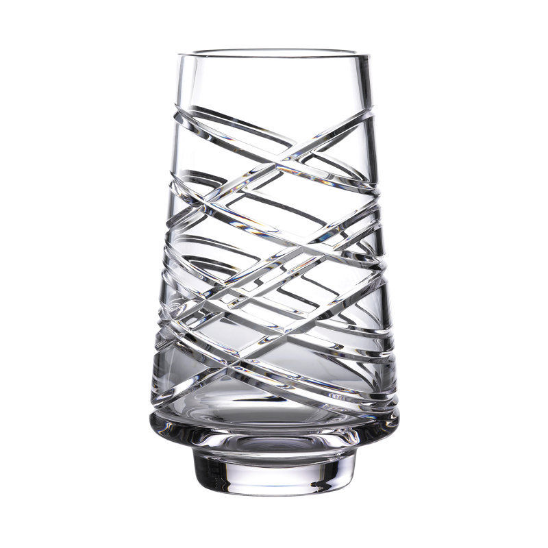 Clear 10.2" Crystal Table Vase