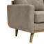 Canapé-lit capitonné Mid-Century moderne avec pieds en bois massif-46189294