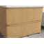 Meuble-lavabo flottant simple 30 po avec plateau en quartz Bueche