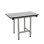 Banc de salle de bain mural 28 po x 15 po ADA Bariatric avec pieds et lattes blanches
