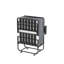 Lit pliant de 75 pouces avec matelas en mousse à mémoire de forme de 5 po, lit d'appoint escamotable peu encombrant, structure en métal robuste sur roulettes, lit simple portable pour adultes et invités