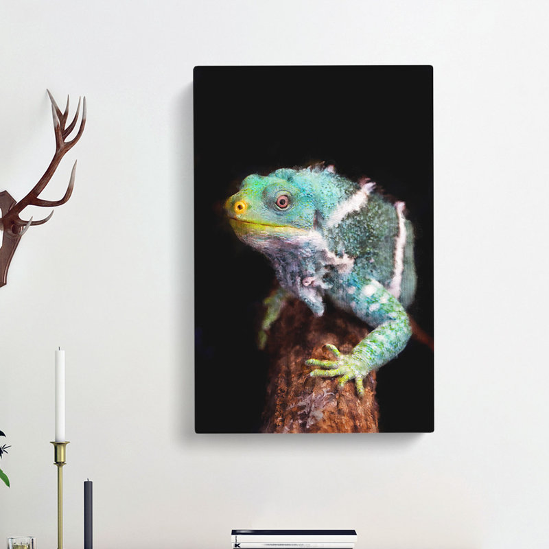Fiji Iguana - Wrapped Canvas, 91cm H x 60cm W x 3cm D