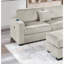 Canapé modulaire réversible en velours côtelé Camel-610621517