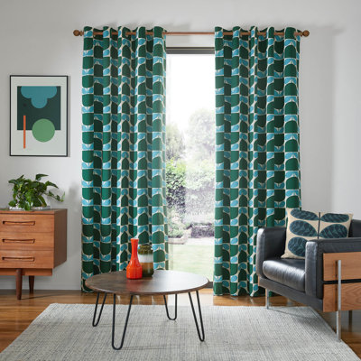 Room Darkening Eyelet Curtain Pair