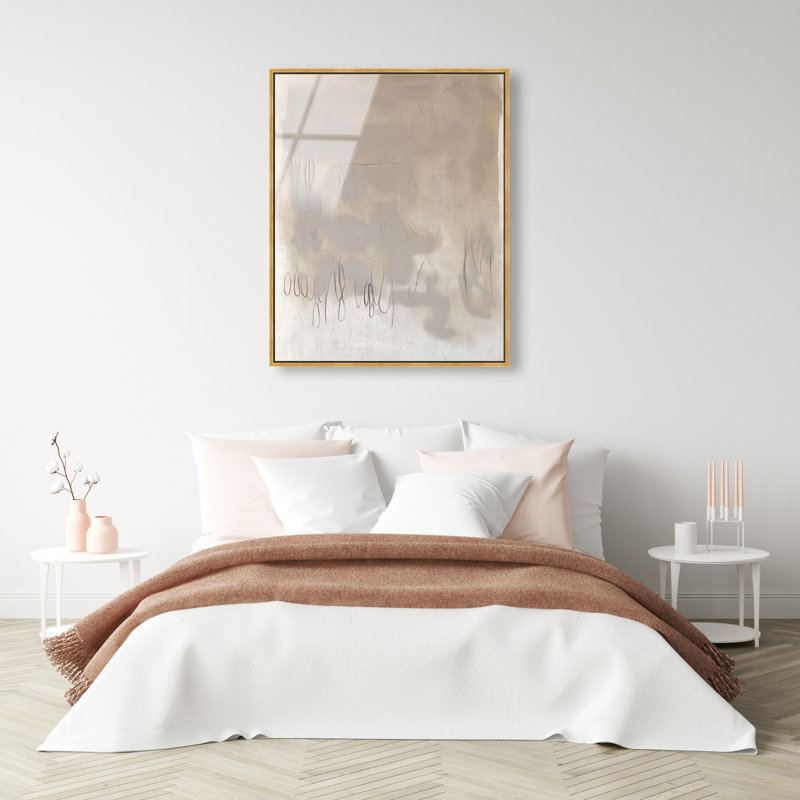 Sandy Murmurs High-Gloss Frameless Acrylic Glass Wall Art Abstract Print by Oliver Gal, Ready to Hang, 16 x 20, 37"H x 31"W