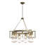 Apothecary 9 - Light Unique / Statement Wagon Wheel Chandelier-38841510