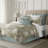French Countryside Beige/Ivory Linen Blend Coverlet / Bedspread Set-968590408