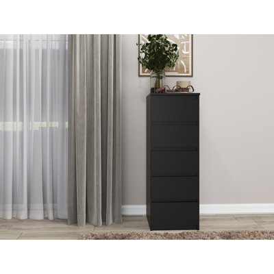 Shay W5 Tall Chest of 5 Drawers