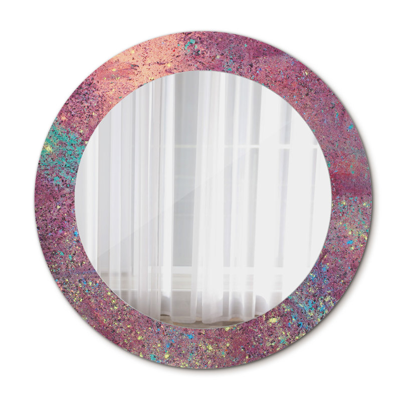 Huldar Glass Flat Wall Mirror, 60cm H x 60cm W