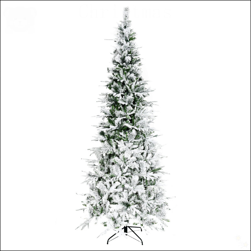 Arbre de Noël artificiel enneigé 9 pi avec branches réalistes et 1159 pointes