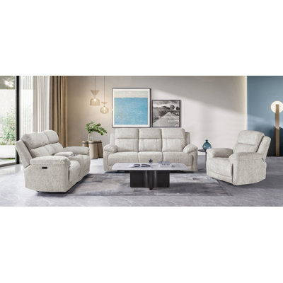 Callendale 3-Piece Modern Power Reclining Living Room Set